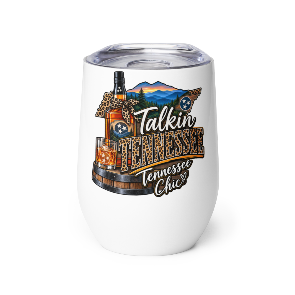 Talkin Tennessee wine tumbler  thumbnail 2