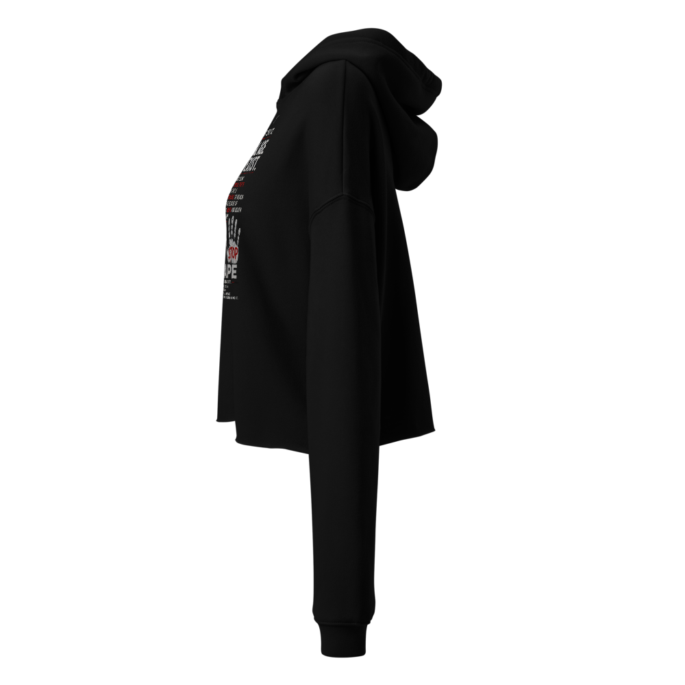 Womens cropped hoodie Bella canvas 7502 thumbnail 2