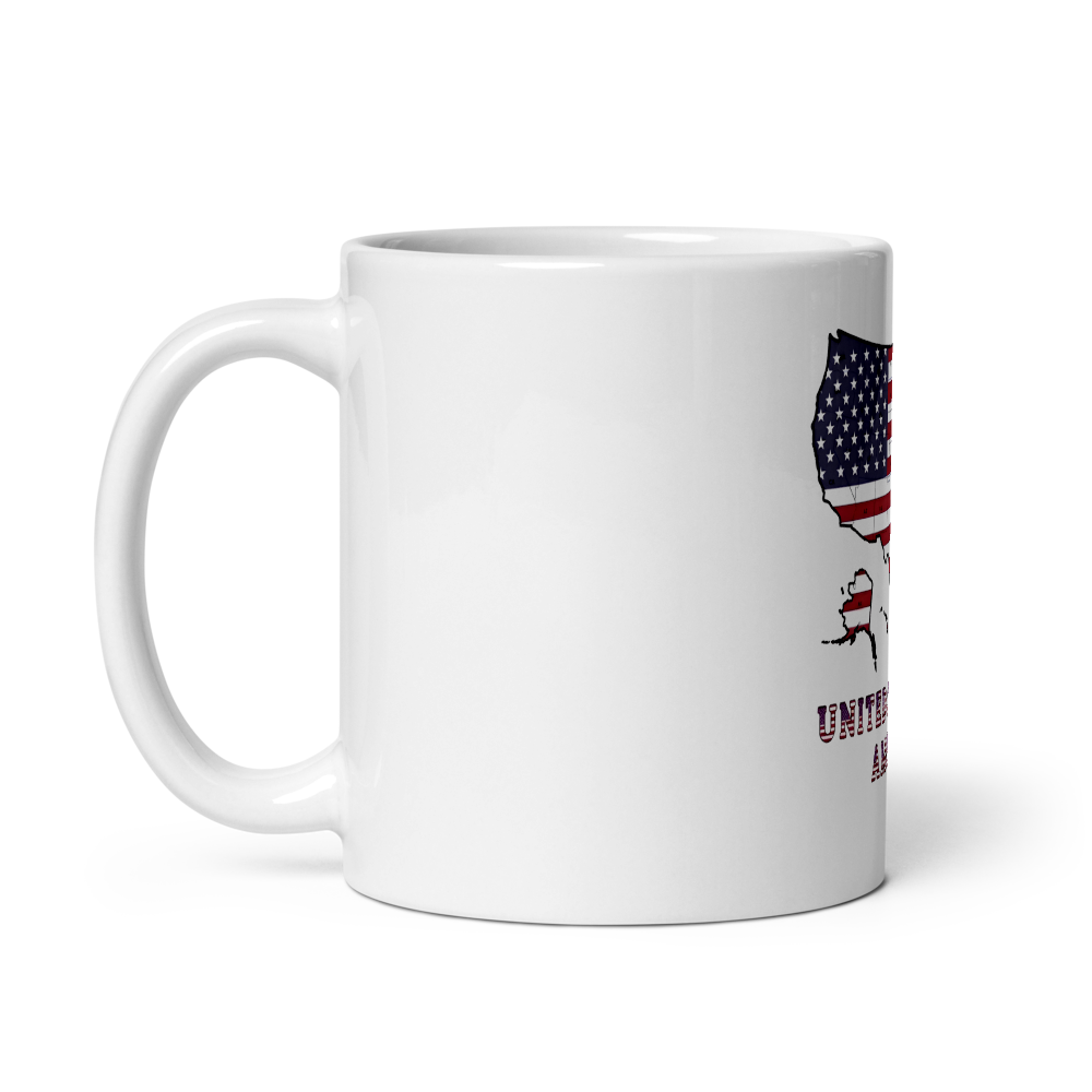 White Glossy Mug UNITED STATES thumbnail 2