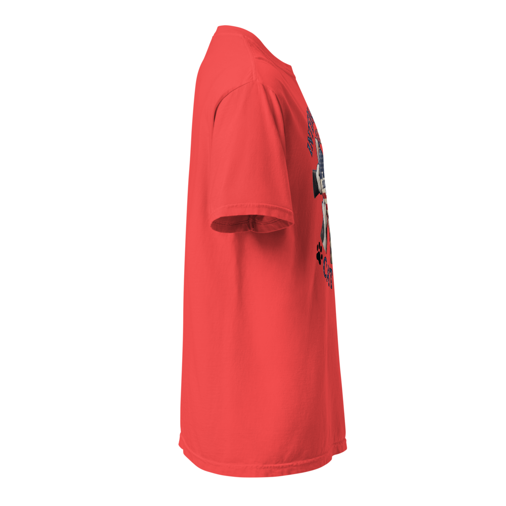 Unisex Garment-Dyed Heavyweight T-Shirt Red thumbnail 3
