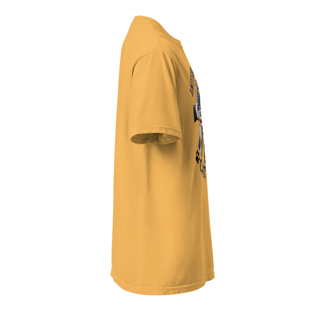 Unisex Garment-Dyed Heavyweight T-Shirt Yellow thumbnail 4