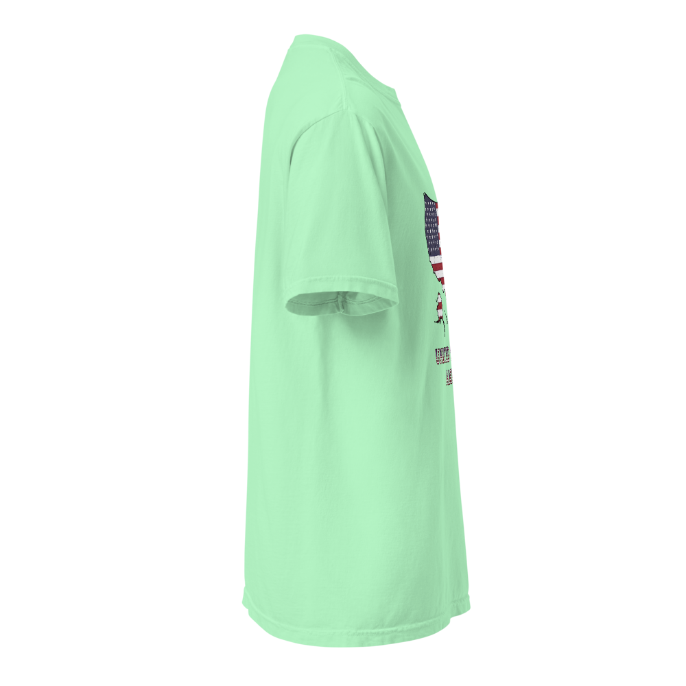 Garment-Dyed Heavyweight T-Shirt Green USA thumbnail 4