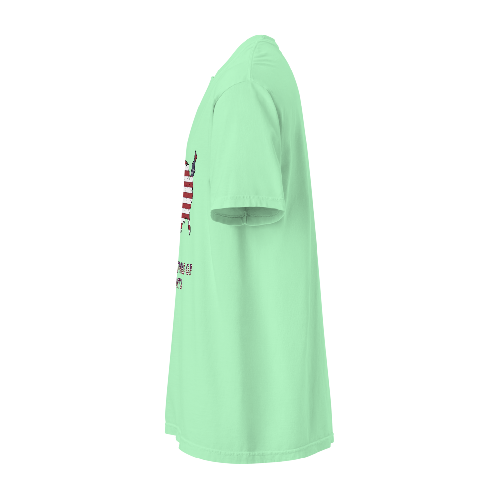Garment-Dyed Heavyweight T-Shirt Green USA thumbnail 3
