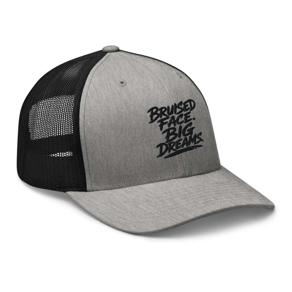 Bruised Face Big Dreams Trucker Hat thumbnail 6