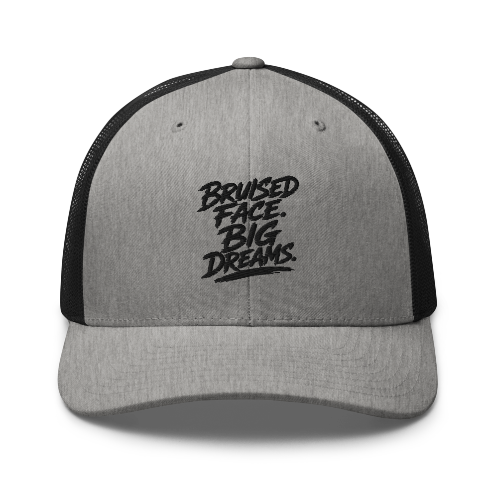 Bruised Face Big Dreams Trucker Hat thumbnail 2