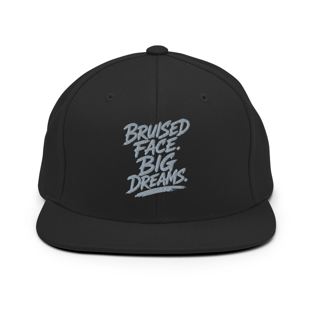 Bruised Face Big Dreams Snapback Hat thumbnail 2