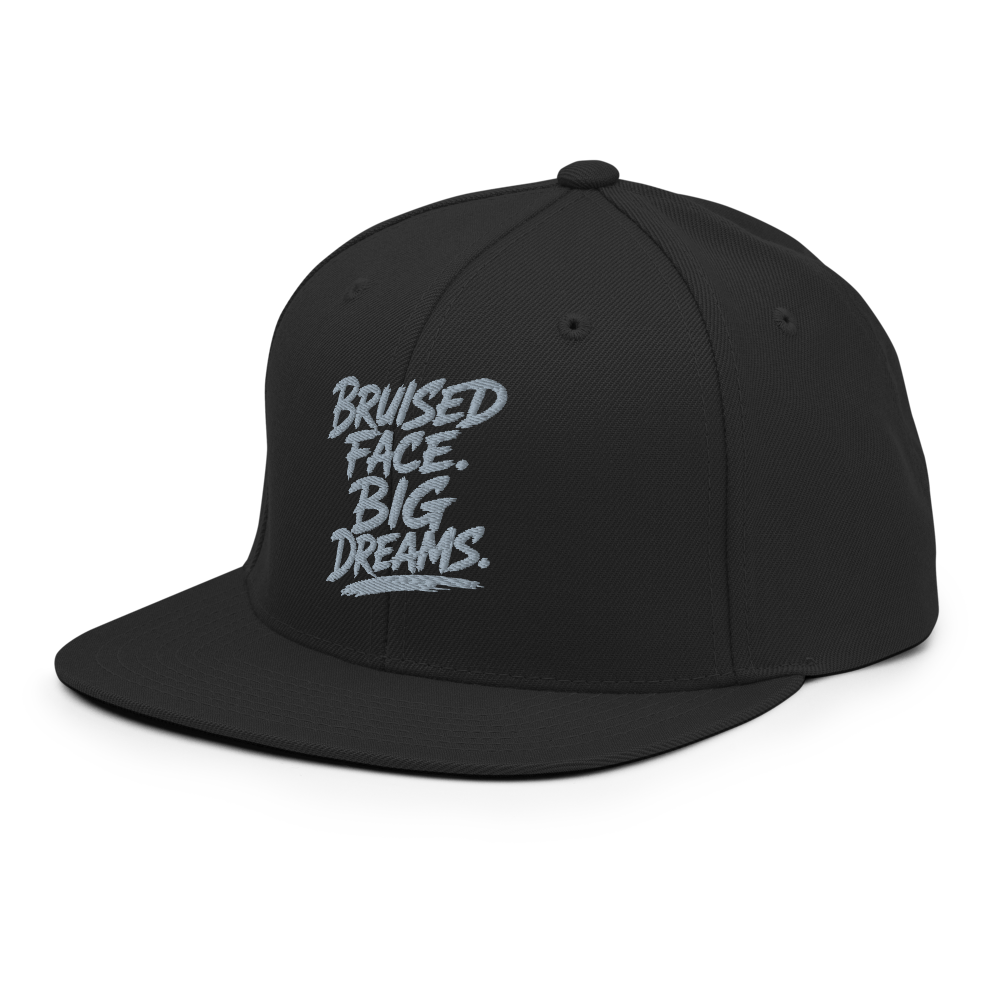 Bruised Face Big Dreams Snapback Hat