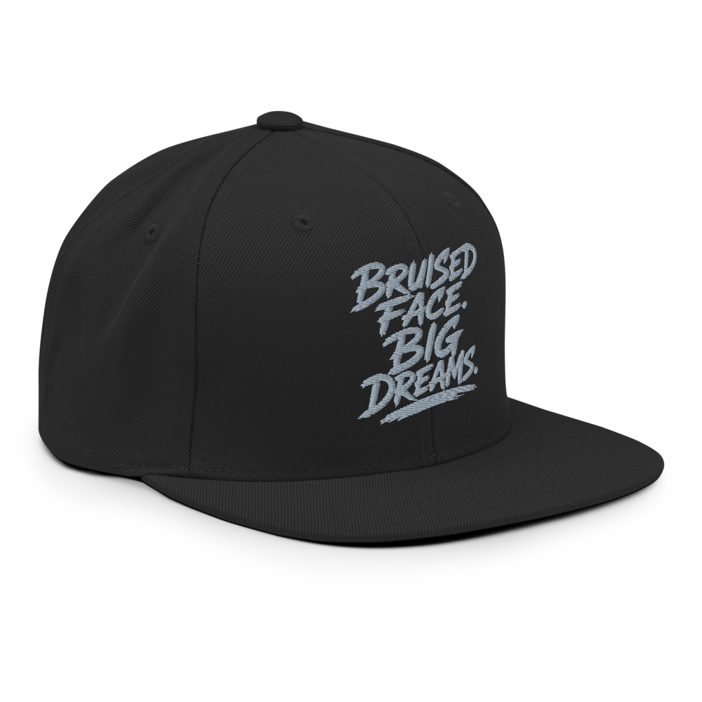 Bruised Face Big Dreams Snapback Hat thumbnail 5
