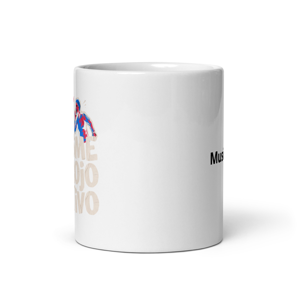 Taza blanca brillante thumbnail 3
