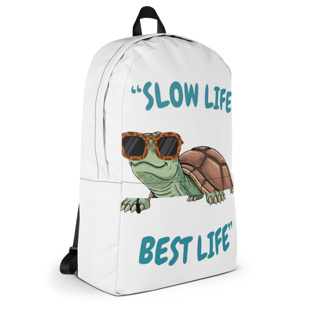 Tortue à Lunettes Slow Life Best Life Humour thumbnail 4