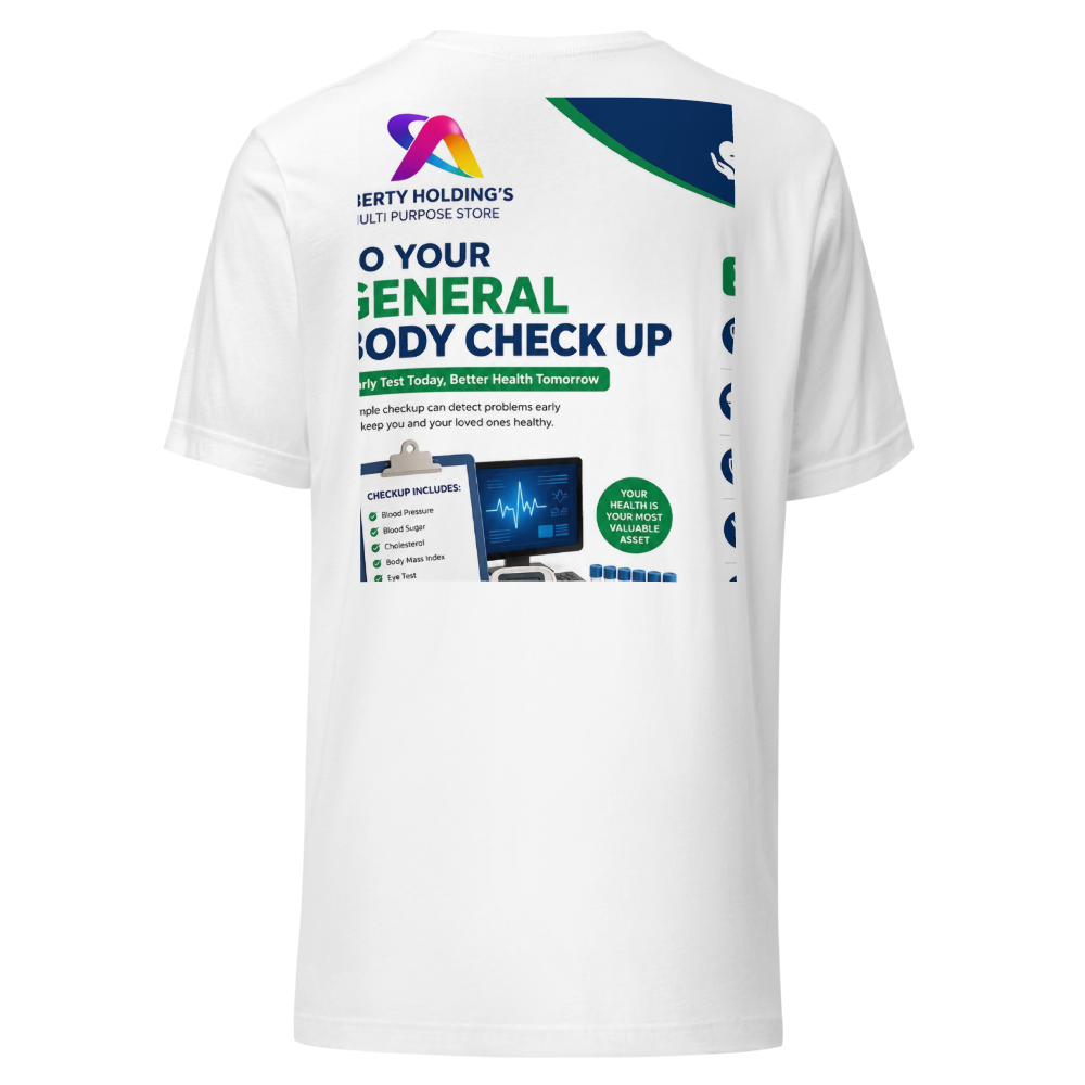 General Health Checkup Awareness T-shirt  thumbnail 4