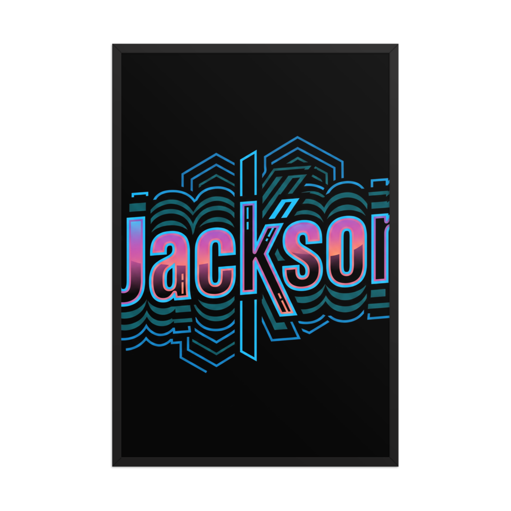 Jackson Enhanced Matte Paper Framed Poster thumbnail 2