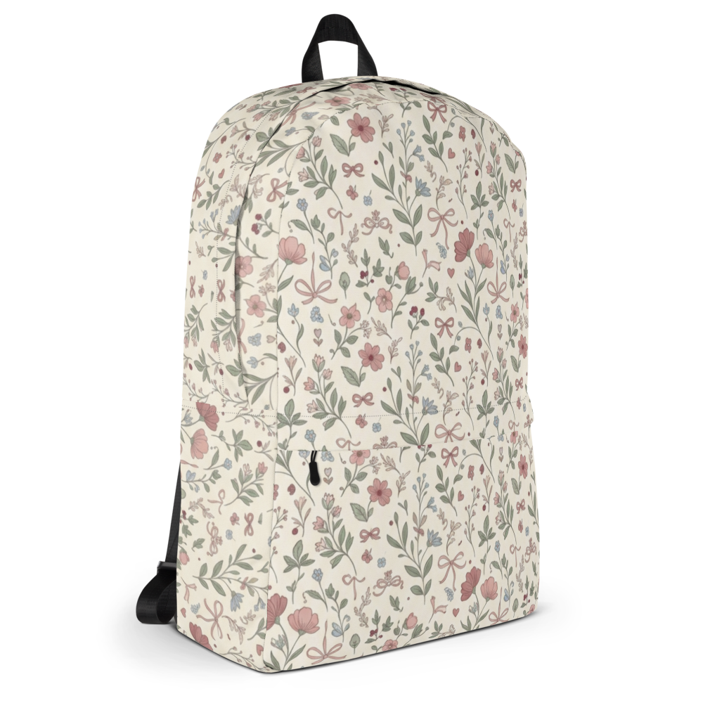 Vintage Floral Backpack for Women thumbnail 4