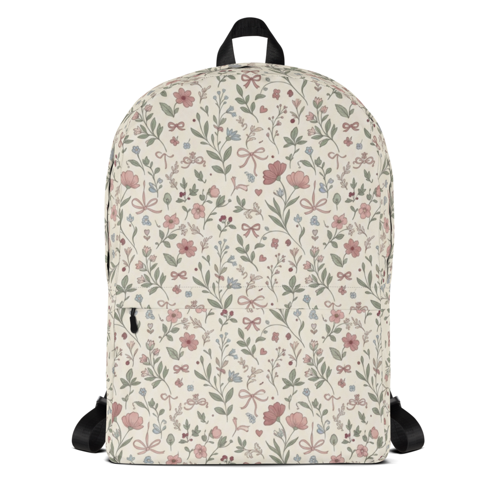 Vintage Floral Backpack for Women thumbnail 2