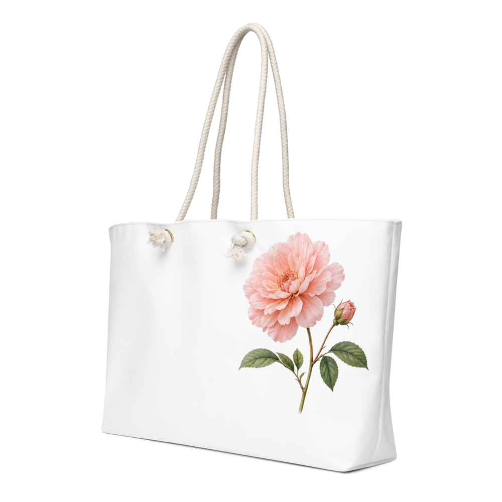 Elegant Floral Weekender Bag | Botanical Travel. thumbnail 2