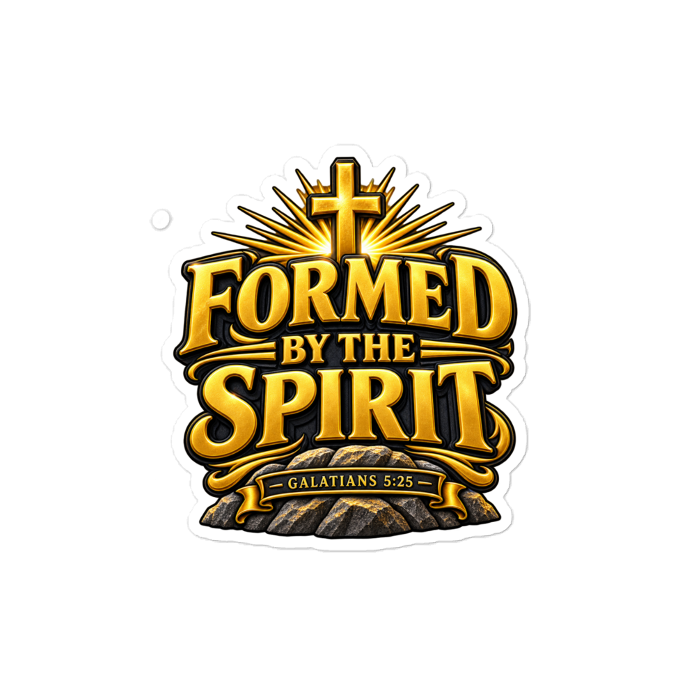 FORMED BY THE SPIRIT – Galatians 5:25 Sticker