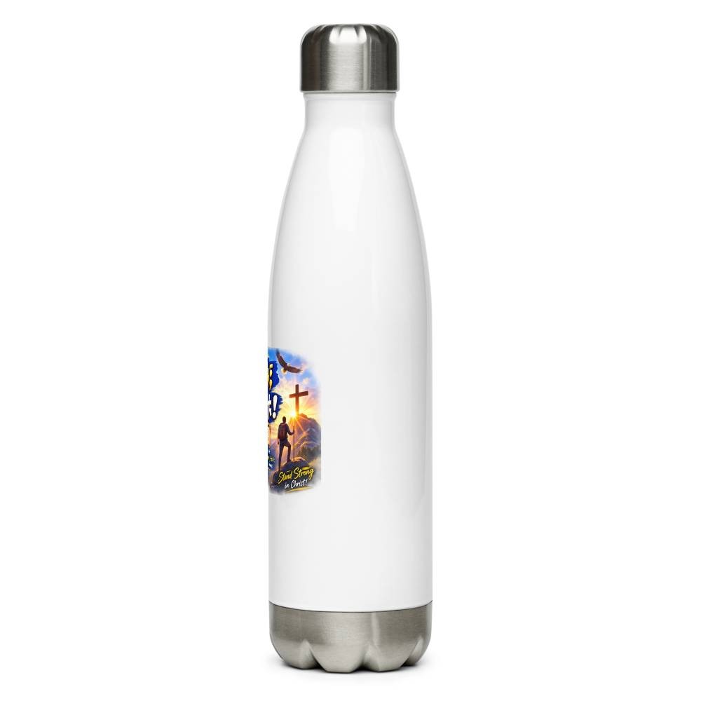 ጽኑ፤ በረቱ! – 1 ቆሮንቶስ 16፥13 / ኢያሱ 1፥9 Water Bottle thumbnail 3