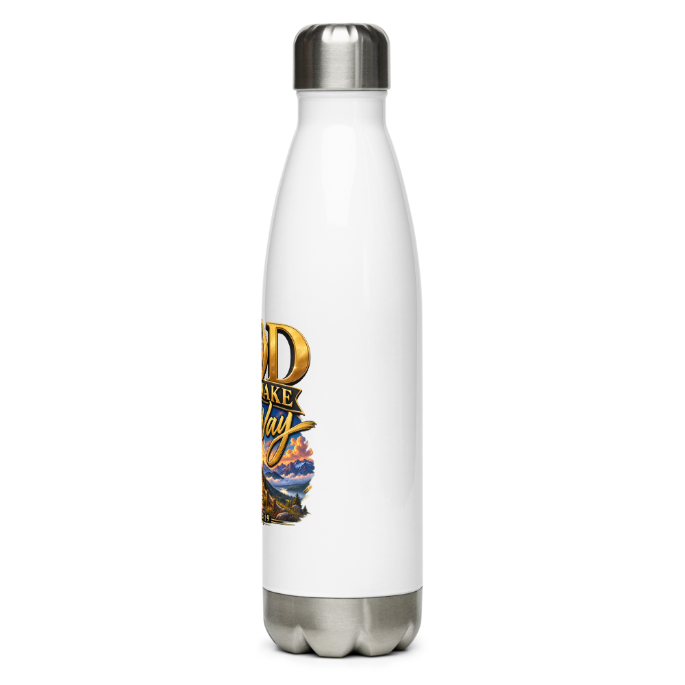 GOD WILL MAKE A WAY – Isaiah 43:19 Water Bottle thumbnail 3
