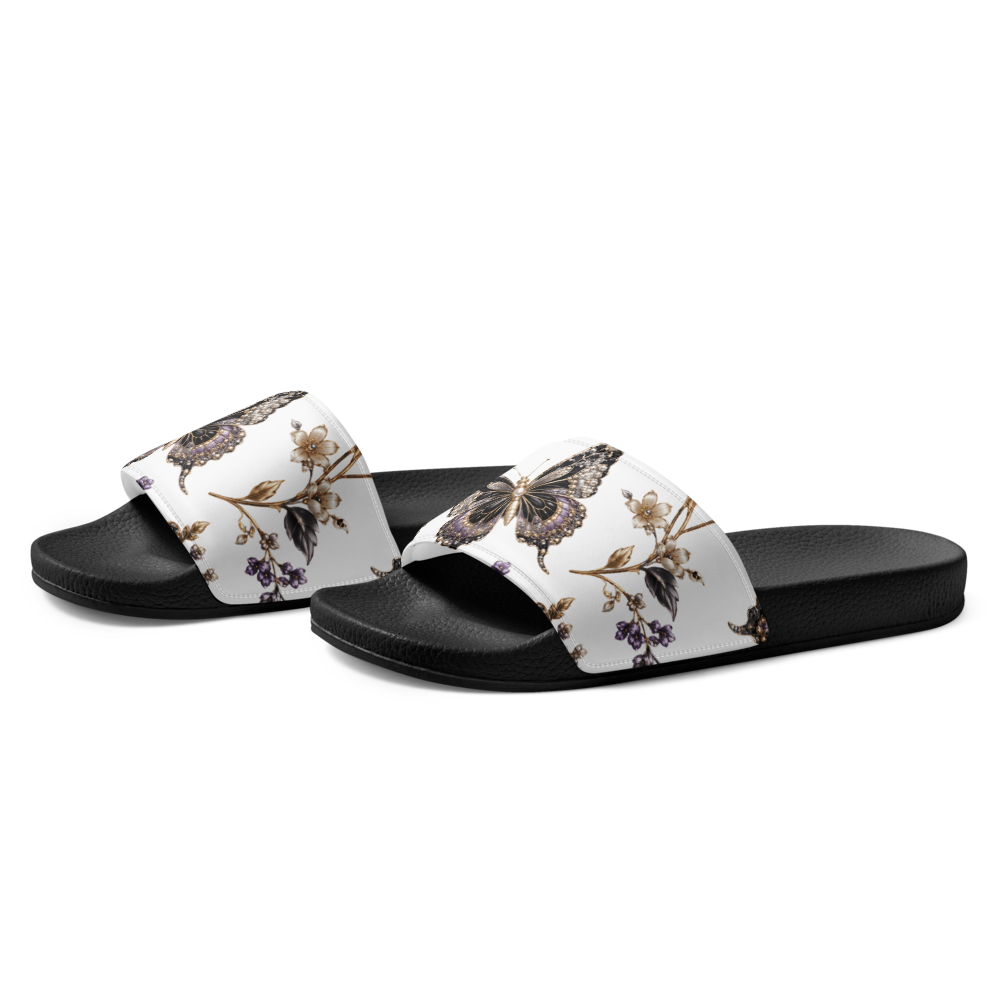 Midnight Butterfly Royale | Luxury Women's Slides thumbnail 4