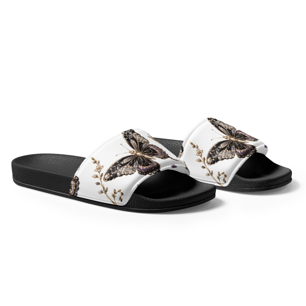 Midnight Butterfly Royale | Luxury Women's Slides thumbnail 3