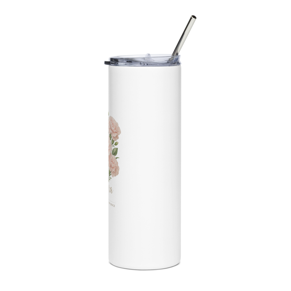 Personalized Floral Tumbler, Women & Girls Gift! thumbnail 3