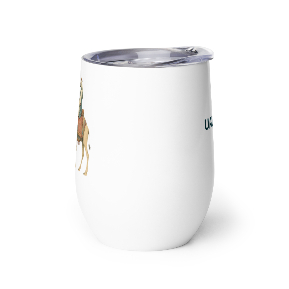 Classic Bedouin Camel Rider Wine Tumbler thumbnail 3