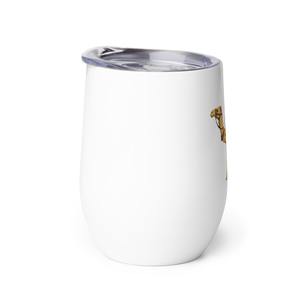 Classic Bedouin Camel Rider Wine Tumbler thumbnail 4
