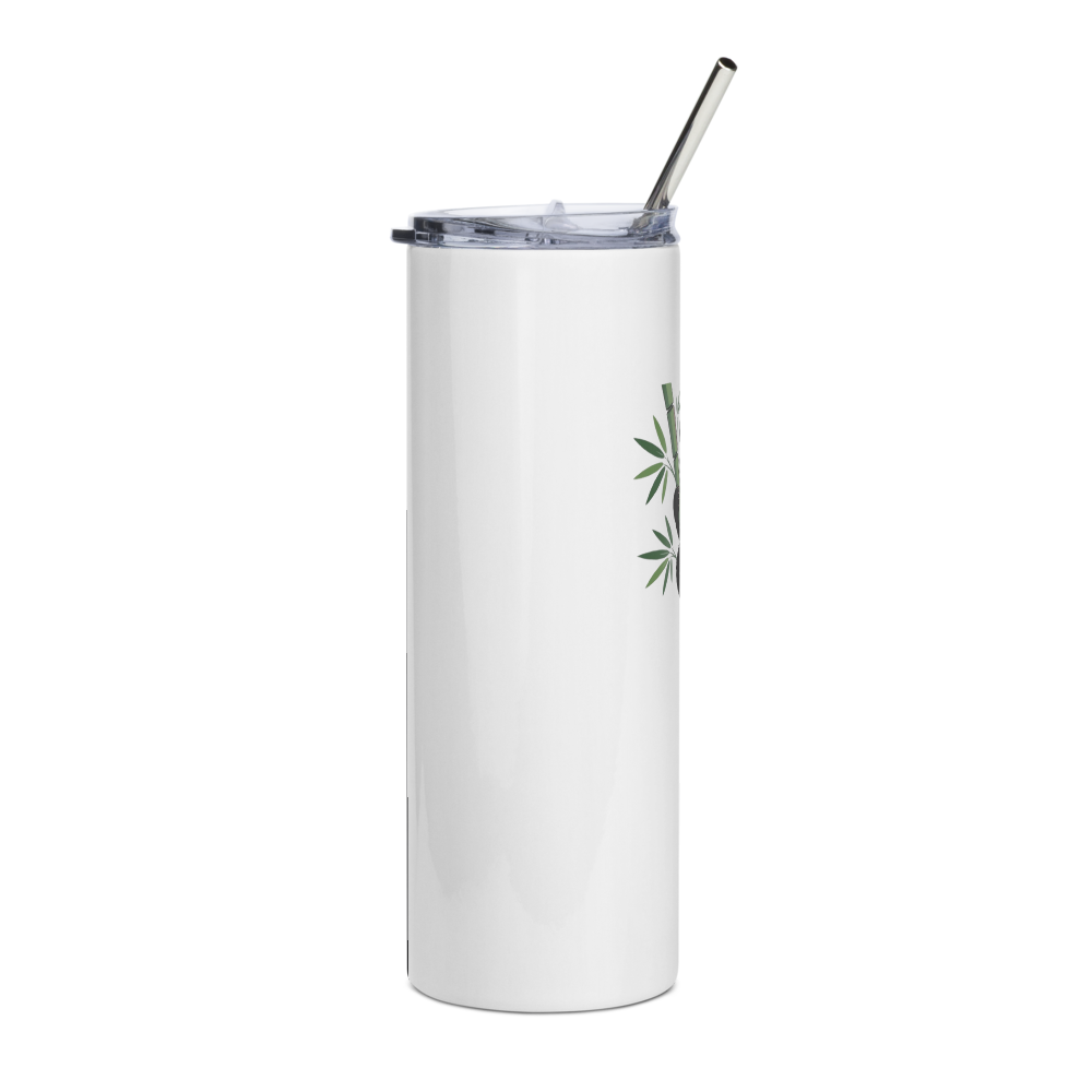Cute Panda Tumbler with Straw thumbnail 4