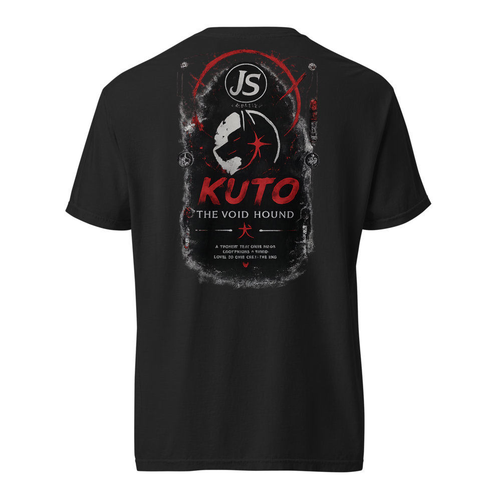 JS GEN-Z - Kuto The Void Hound Anime Streetwear T- thumbnail 4