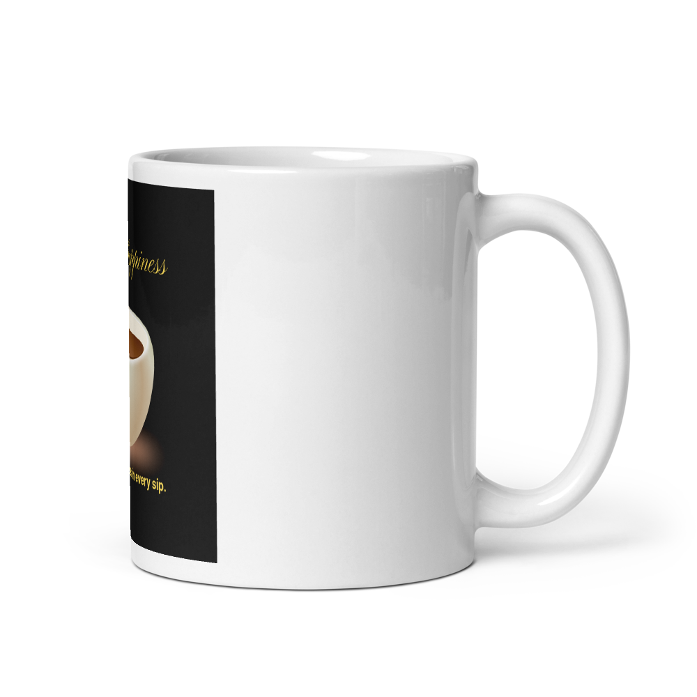 White glossy mug thumbnail 2