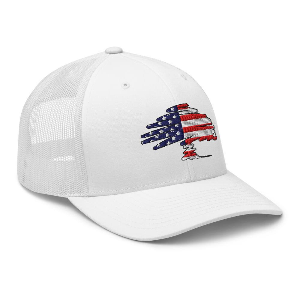 Mercer Oak Trucker Flag Hat thumbnail 6