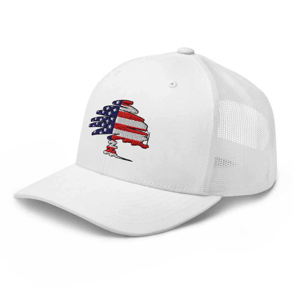 Mercer Oak Trucker Flag Hat thumbnail 4