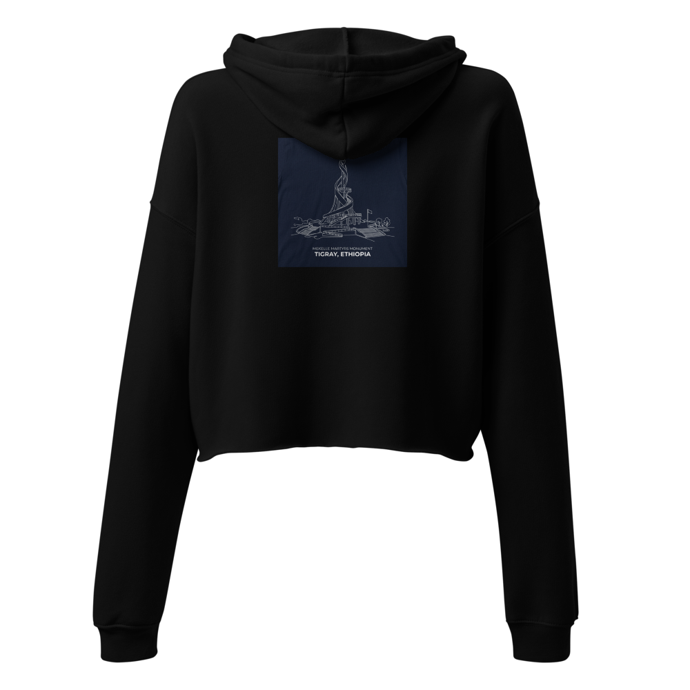 Mekelle Martyrs Monument Unisex Crop Hoodie thumbnail 3