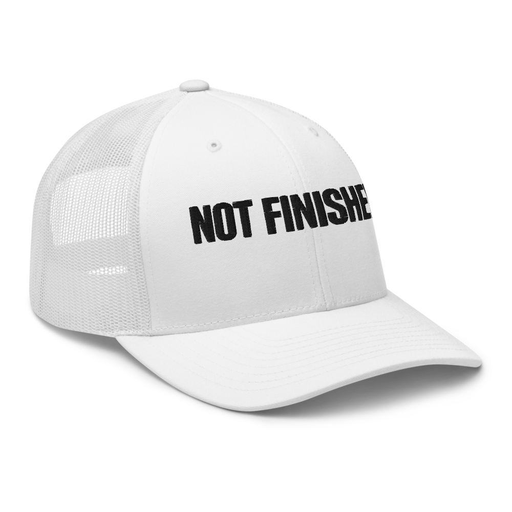 Not Finished - Trucker Hat thumbnail 6