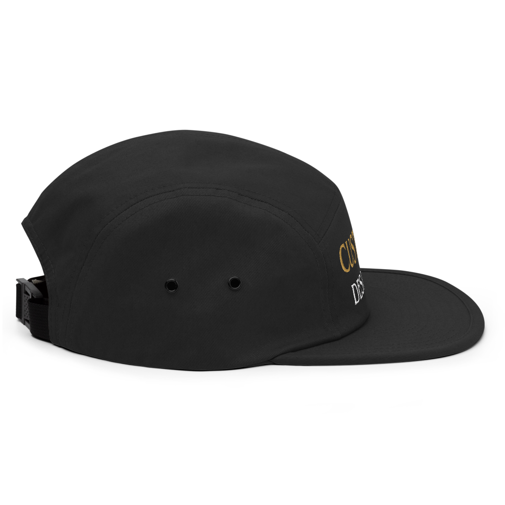 Custom Embroidered 5 Panel Cap thumbnail 3