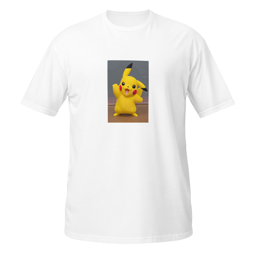 Cute Electric Yellow Character Unisex T-Shirt  thumbnail 2