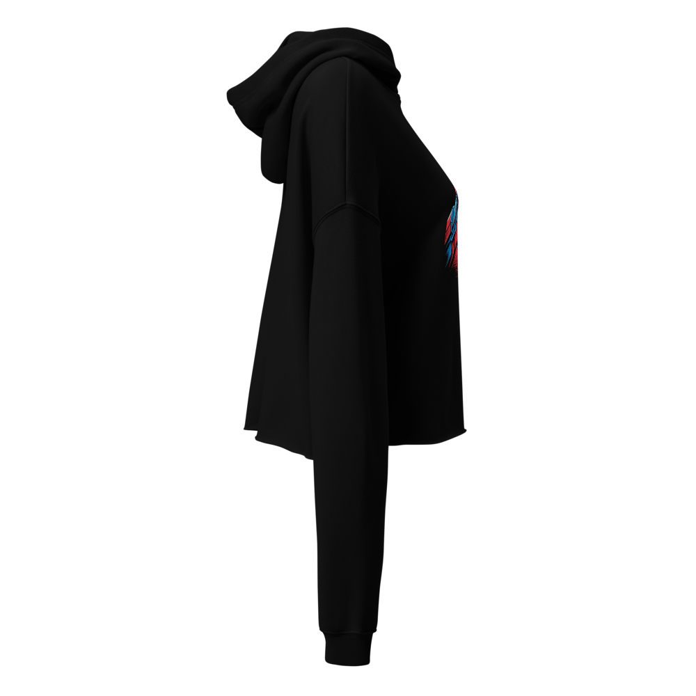 Shopora Women’s Graphic Cropped Hoodie thumbnail 3