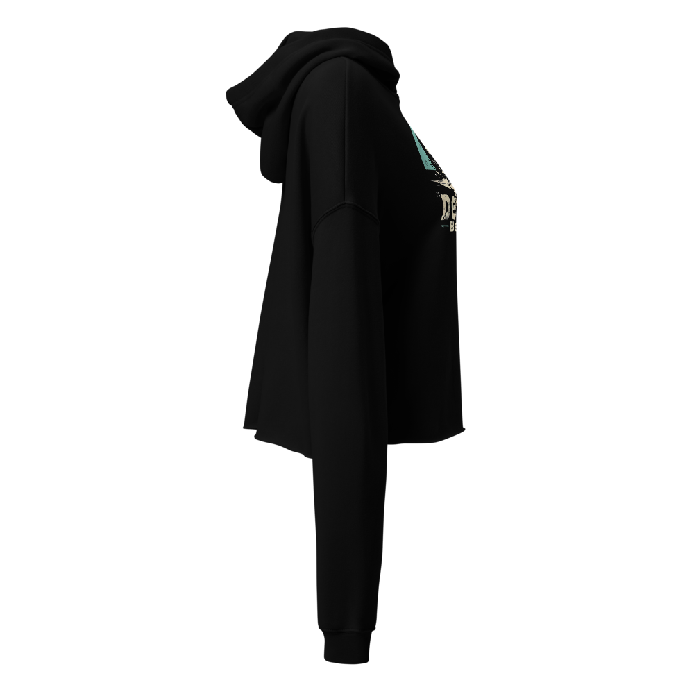 The Dewey skull women's cropped hoodie thumbnail 4