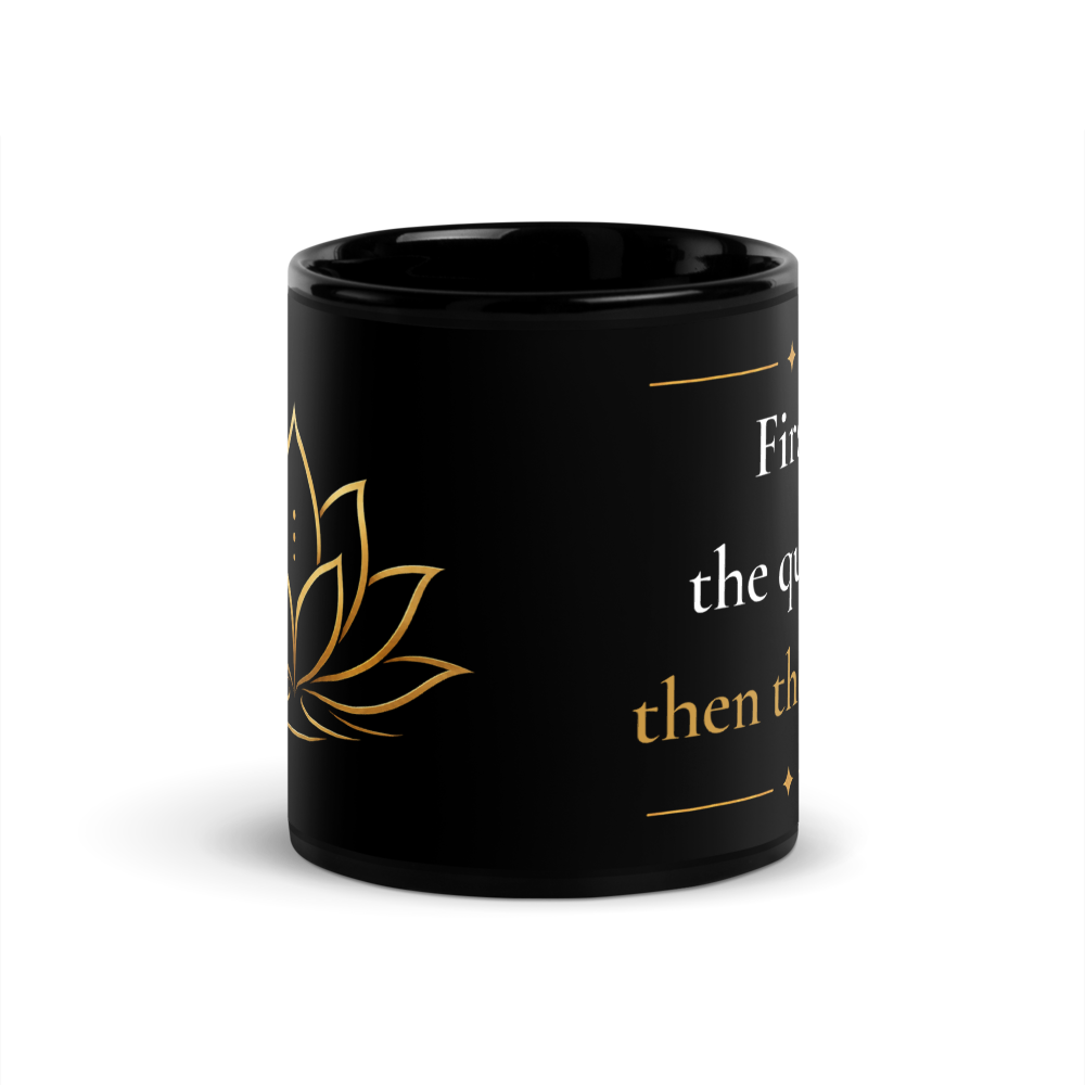 First the Quiet Meditation Mug thumbnail 3