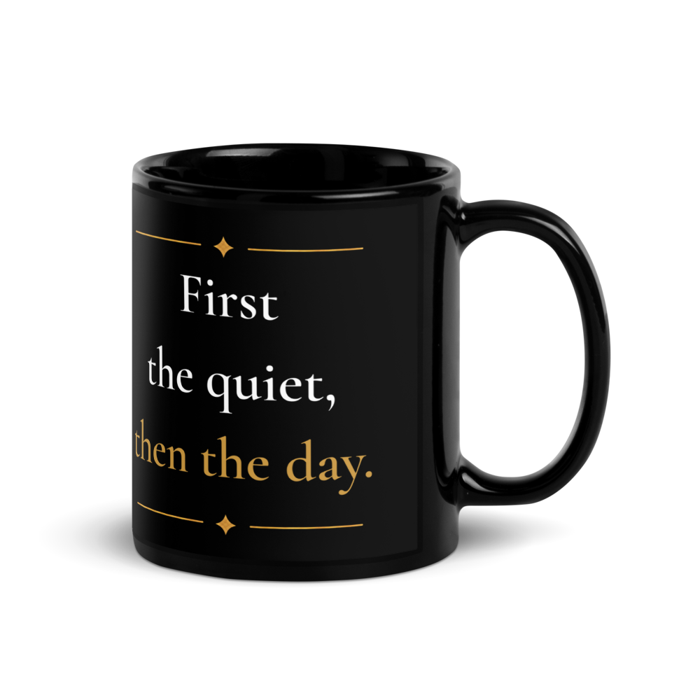 First the Quiet Meditation Mug thumbnail 2