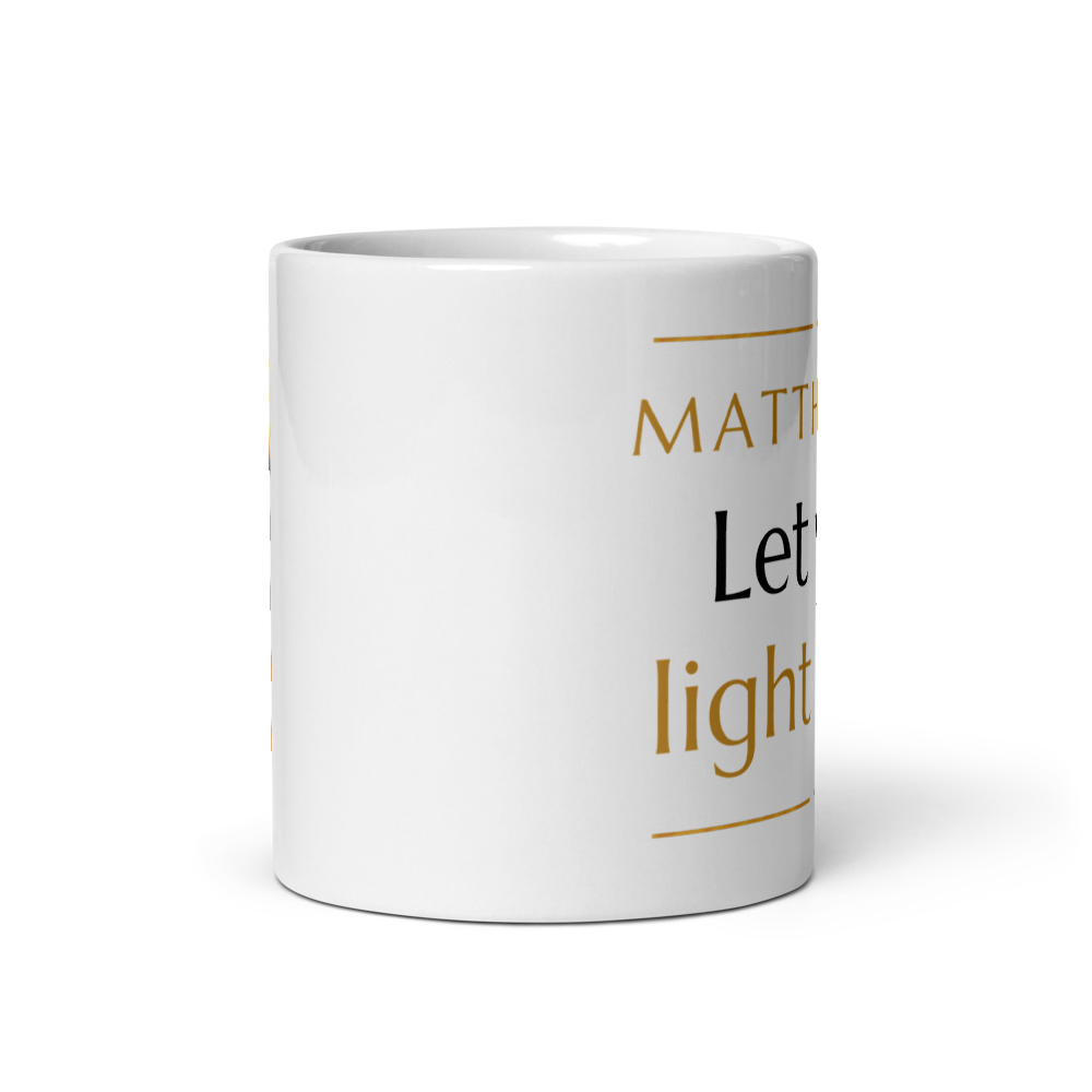 Let Your Light Shine Mug — Matthew 5:16 thumbnail 3