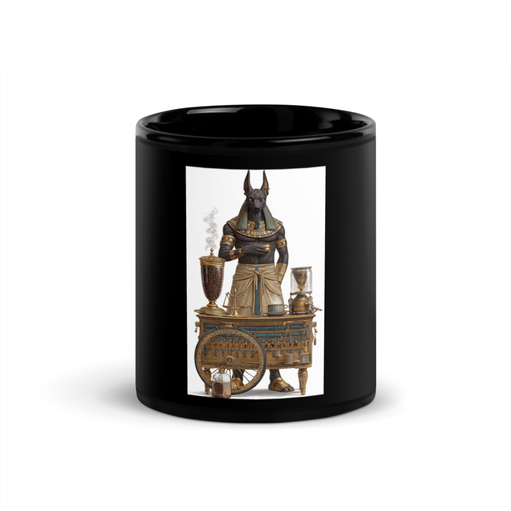 *Anubis Barista Mug - Egyptian God of Death Servin thumbnail 3