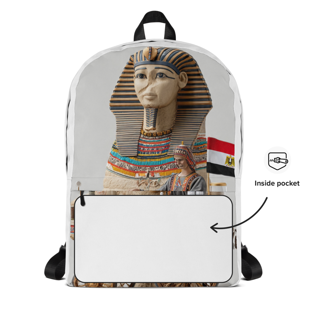 Pharaoh Coffee Cart Backpack Egypt Souvenir thumbnail 2