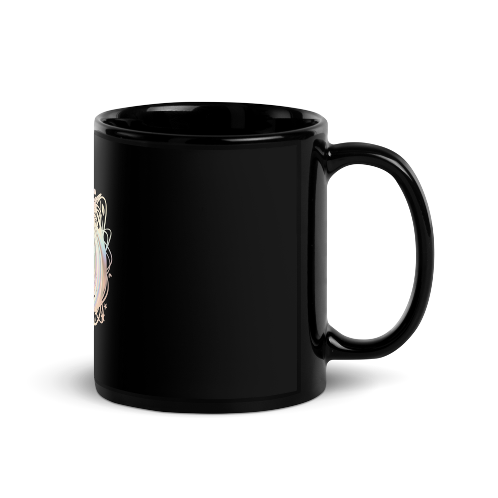 Swirl Black Mug thumbnail 3
