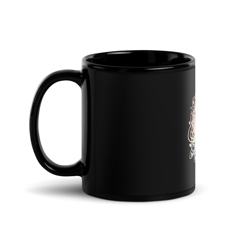 Swirl Black Mug thumbnail 2