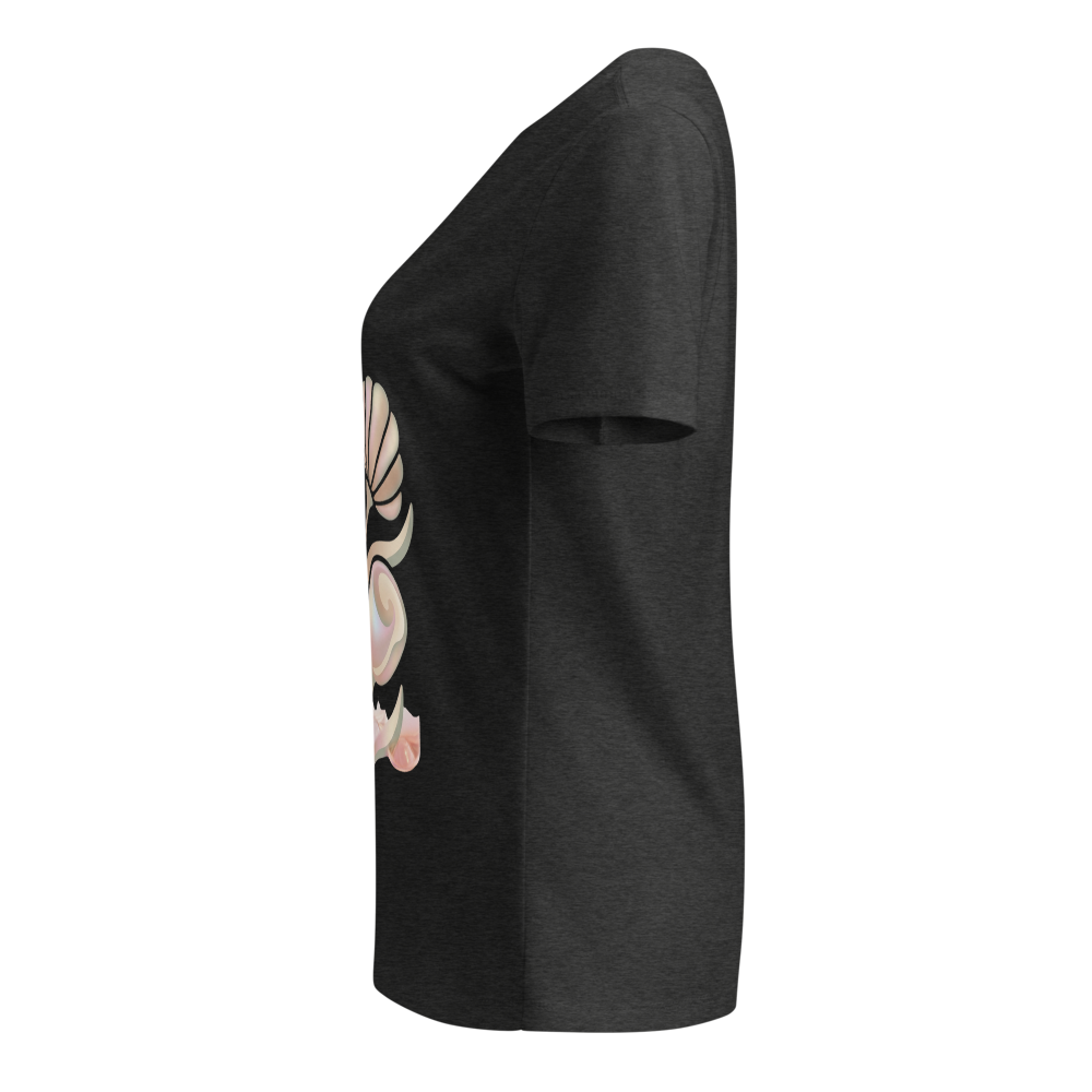 Iridescent Floral V-Neck Tee thumbnail 2