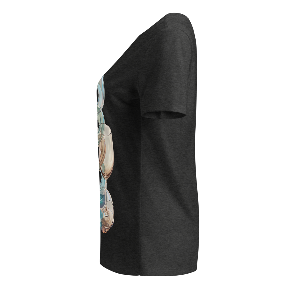 Iridescent Glass Art Women's V-Neck T-Shirt | Mode thumbnail 2