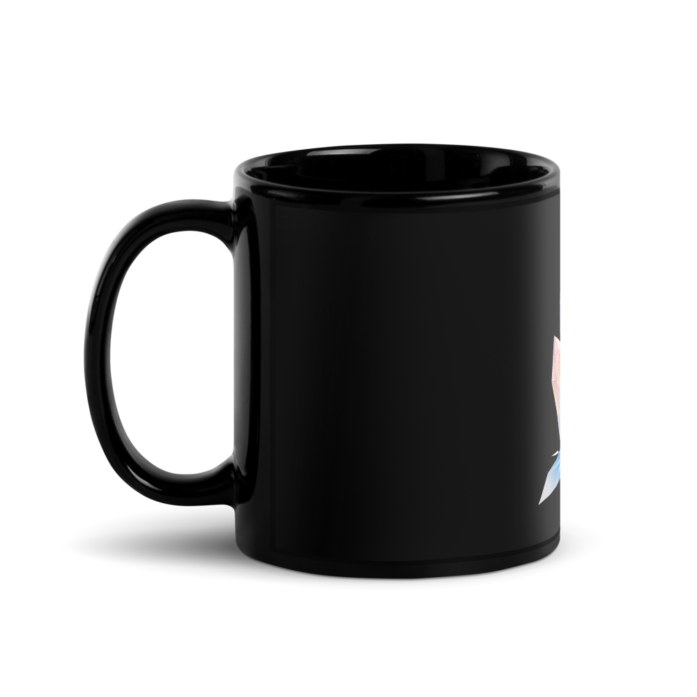 Crystal Bloom Black Mug thumbnail 2