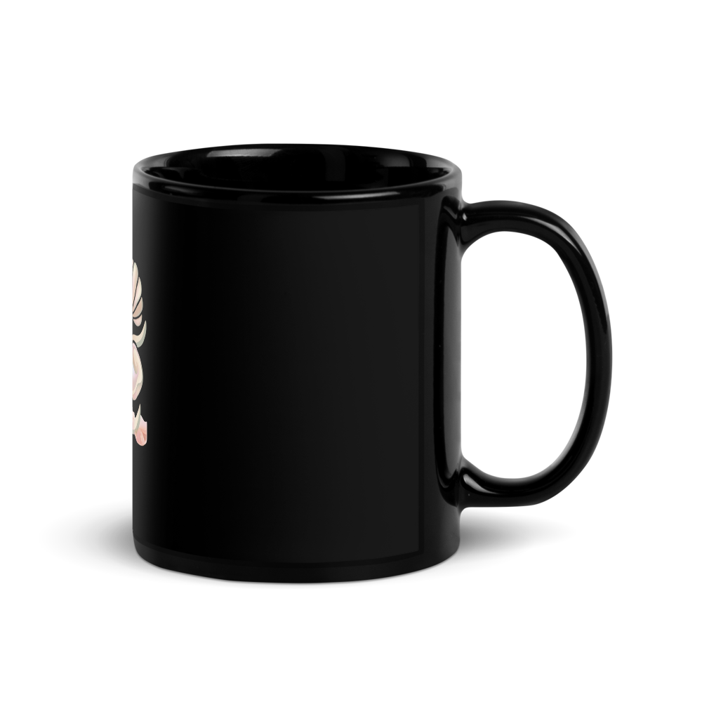 Pearl Bloom Black Mug thumbnail 3