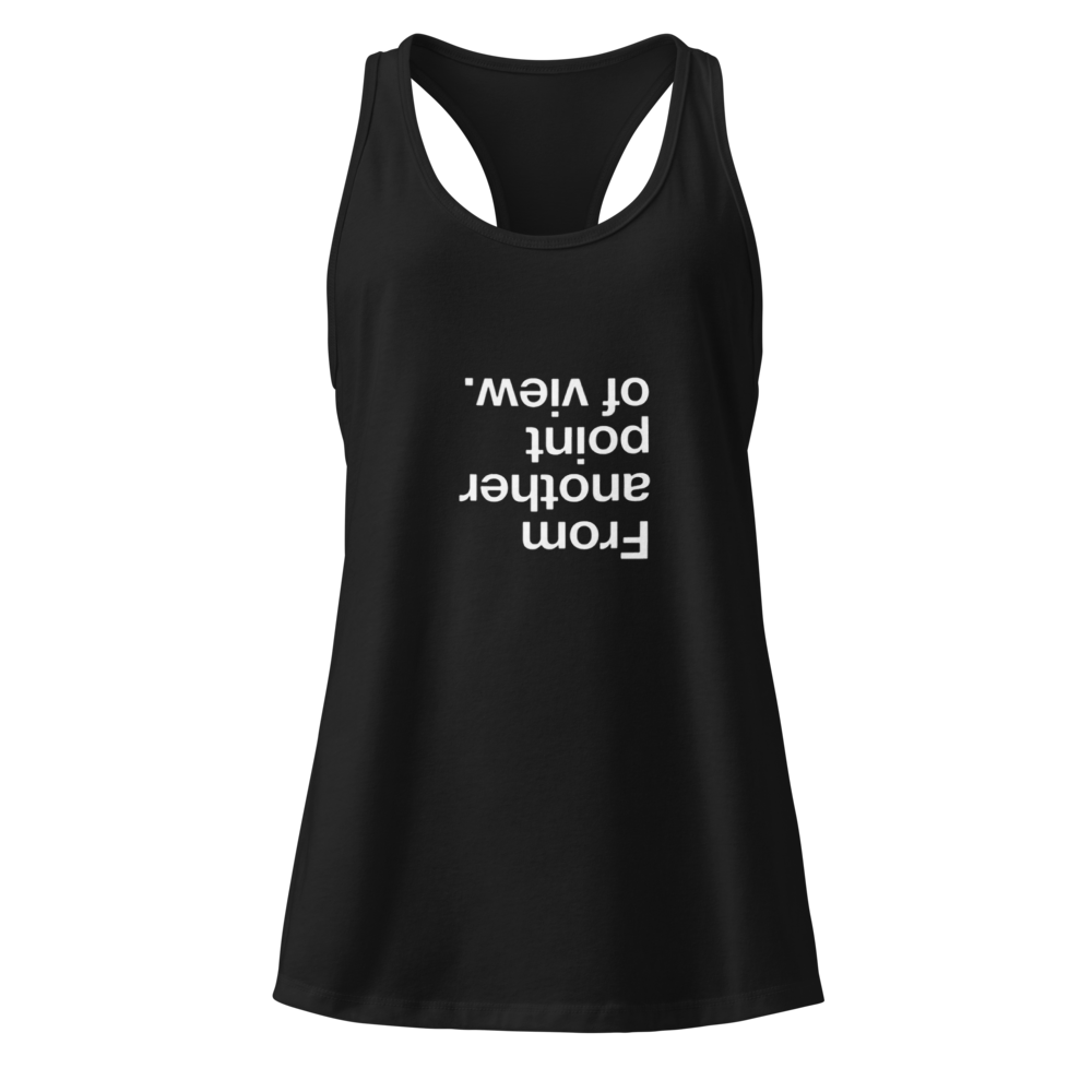 Minimalist Quote Racerback Tank|Modern Streetwear thumbnail 2